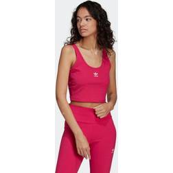 Adidas Adicolor Essential Rib Tank Top - Real Magenta