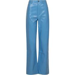 Neo Noir Jennifer Croc Pants - Blue