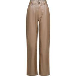 Neo Noir Jennifer Croc Pants - Taupe