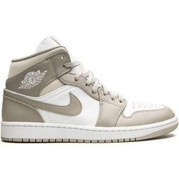 Nike Air Jordan 1 Mid M - College Grey/Light Bone White