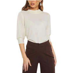 Bubbleroom Joline Knitted Top - Cream