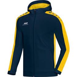 JAKO Striker Hooded Jacket Unisex - Navy/Yellow