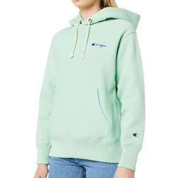 Champion Women's Small Script Hooded Sweatshirt - Mint Green