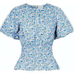 Neo Noir Scotty Blooming Blouse - Blue
