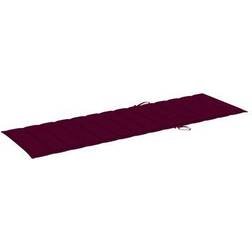 vidaXL - Chair Cushions Red (200x70cm)