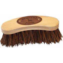 Borstiq Brosse pour cheval bassine Banane Marron