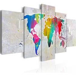 Arkiio Energy Of World Framed Art 200x100cm