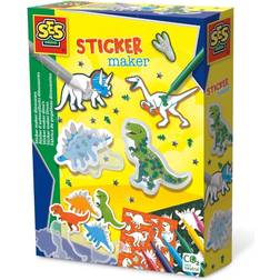 SES Creative Dinosaurusten Tarrojen Valmistussarja