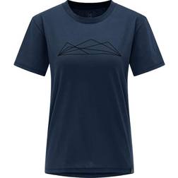 Haglöfs Camp Tee Women - Tarn Blue Graphic