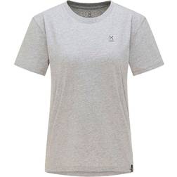 Haglöfs Camp Tee Women - Grey Melange Solid