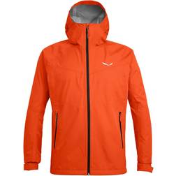 Salewa Puez Aqua 3 Powertex Jacket - Red Orange