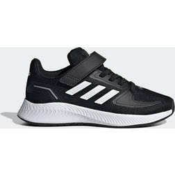 Adidas Kid's Runfalcon 2.0 - Core Black/Cloud White/Silver Metallic