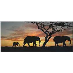 Homemania Elephant Framed Art 100x70cm