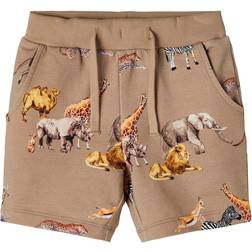 Name It Helmer Sweat Shorts - Weathered Teak