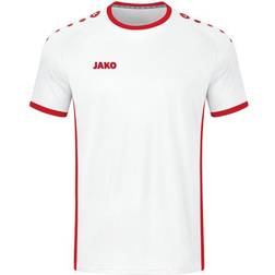 JAKO Primera Short Sleeve Jersey Men - White/Sport Red