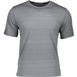 NIKE Dri-FIT Miler Running Top Men's - Smoke Grey