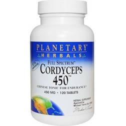 Planetary Herbals Full Spectrum Cordyceps 450 225mg 120 Stk.