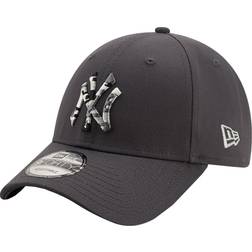 New Era New York Yankees Camo Infill 9Forty Adjustable Cap - Grey