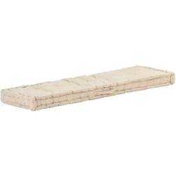 vidaXL - Chair Cushions Beige (120x40cm)