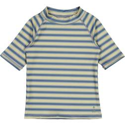 Wheat Swim T-Shirt Jackie SS - Bluefin Stripe (1711f-169r-9088)