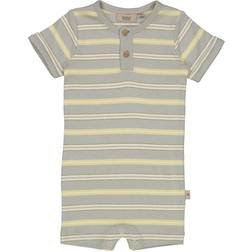 Wheat Lekedress Alfred SS - Morning Mist Stripe (9410f-111-5052)