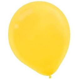 Amscan Latex Balloons 12'' Solid Color Yellow 18-pack