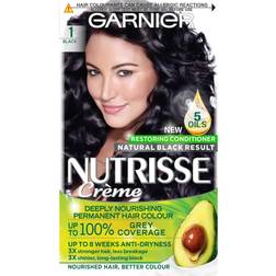 Garnier Nutrisse 1 Black Permanent Hair Dye