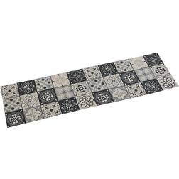 Versa Bordslöpare Mosaik Grå Polyester (44,5 x 0,5 x 154 cm)