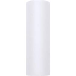 PartyDeco tulle uni blanc 30cmx9m TIU30-008 Blanc