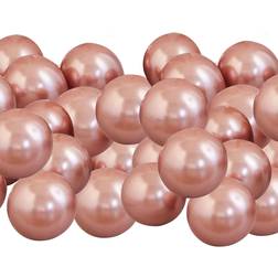 Ginger Ray Miniballonger Roséguld 40-pack