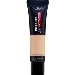 L'Oréal Paris Infaillible 24H Matte Cover Foundation 200 Golden Sand 30 ml