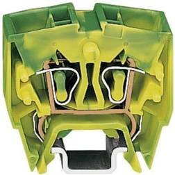 Wago Skinnemonteret 4-LEDER mini KL 2,5MM² PE
