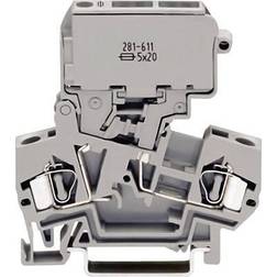 Wago 281-611 Terminal Block, Fused, 2Pos, 12Awg