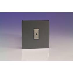 Varilight 1-Gang V-Pro Eclique2 Touch/Remote Control LED Dimmer Iridium Black JDIE101S