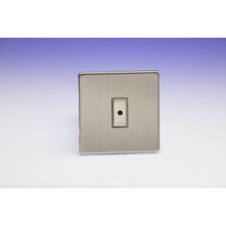 Varilight 1-Gang V-Pro Eclique2 Touch/Remote Control LED Dimmer Brushed Chrome JDSE101S