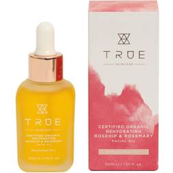 TRUE Skincare Certified Organic Rehydrating Rosehip and Rosemary Facial Oil 30ml