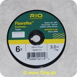 RIO Fluoroflex Freshwater tippet 6X -0,12mm 1,4kg 27,4m Klar