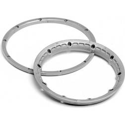 HPI Racing Heavy Duty Wheel Bead Lock Rings Silver F. 2 Whl