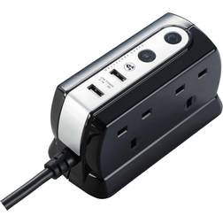 Masterplug SRGDSU42P-MP 4-way 2m 2usb