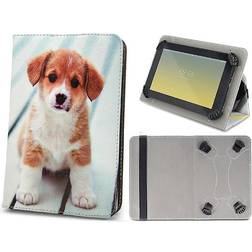 GreenGo Case Cute Puppy (iPad) Vit/brun