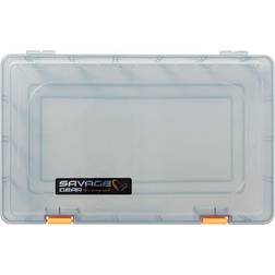 Savage Gear Lurebox 6C Deep Smoke Caja de aparejos, caja de pesca