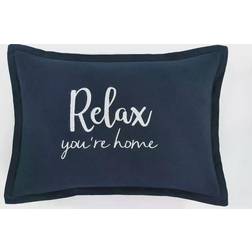 Lush Decor Relax Cushion Cover Blue (50.8x33.02cm)