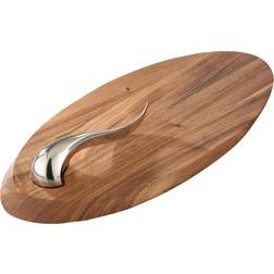 Nambe Swoop Cheese Board & Knife Tabla de Quesos 2pcs