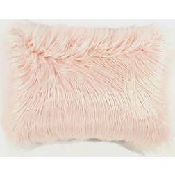 Lush Decor Luca Mongolian Cushion Cover Pink (50.8x33.02cm)