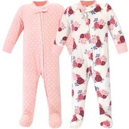 Hudson Baby Fleece Sleep and Play 2-Pack - Floral (10158793)