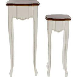 Dkd Home Decor S3022435 Mesa Auxiliar 35x35cm 2pcs