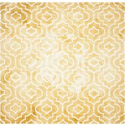 Safavieh Dip Dye Collection Beige, Gold 213.4x213.4cm