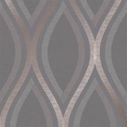 Grandeco Strata Charcoal Wallpaper