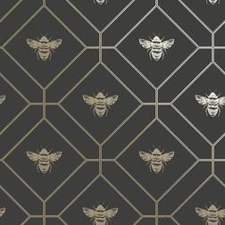 Holden Honeycomb Bee Charcoal Gold 13081