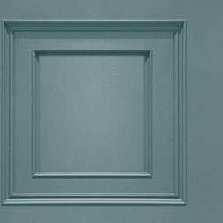 Belgravia Decor Oliana Panel Teal Wallpaper